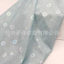 源头厂家 网布洒金烫金复合 舞台婚纱儿童服装面料