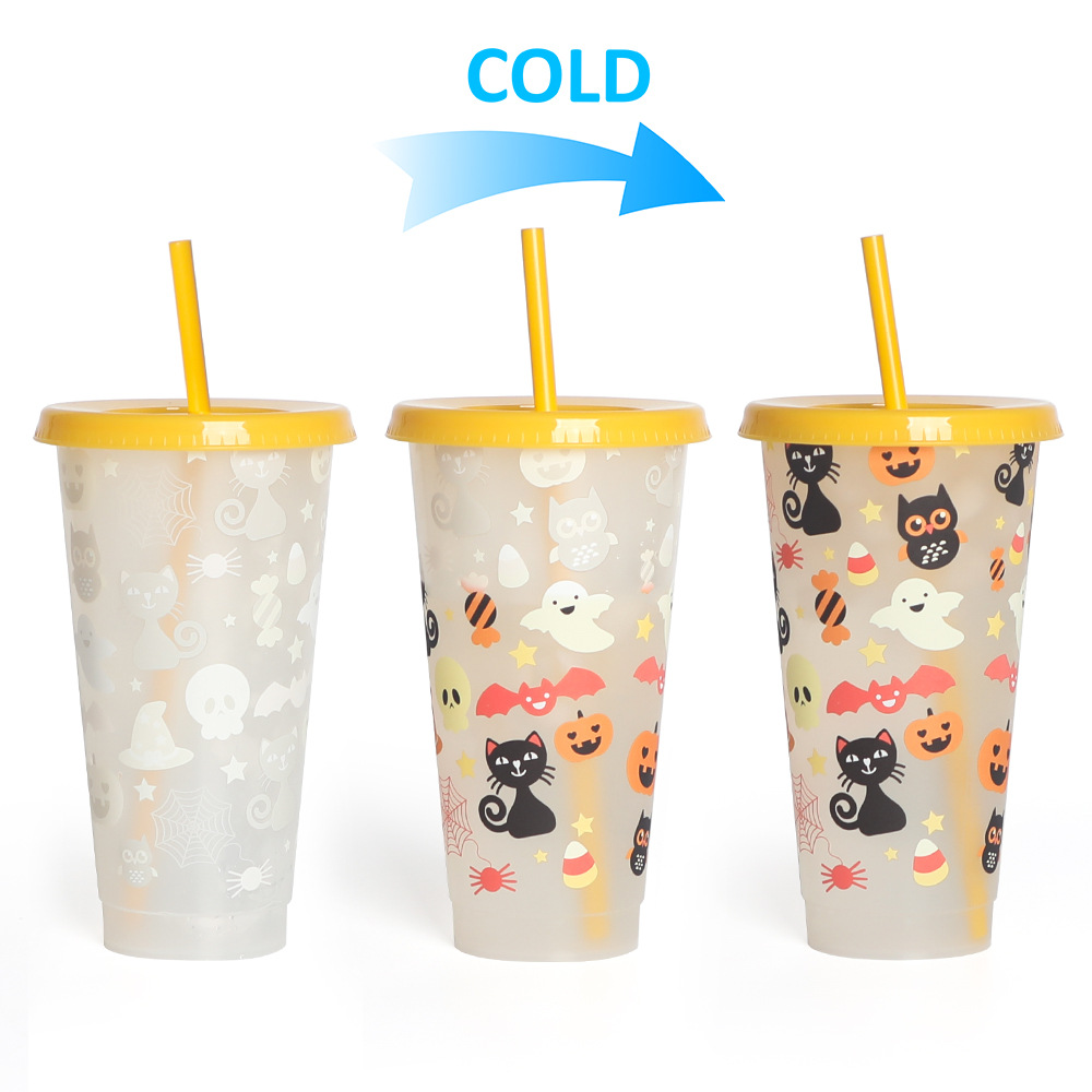 Plastic Material Solid Color Pattern Fashion Style Fashion Solid Color Plastic Water Bottles