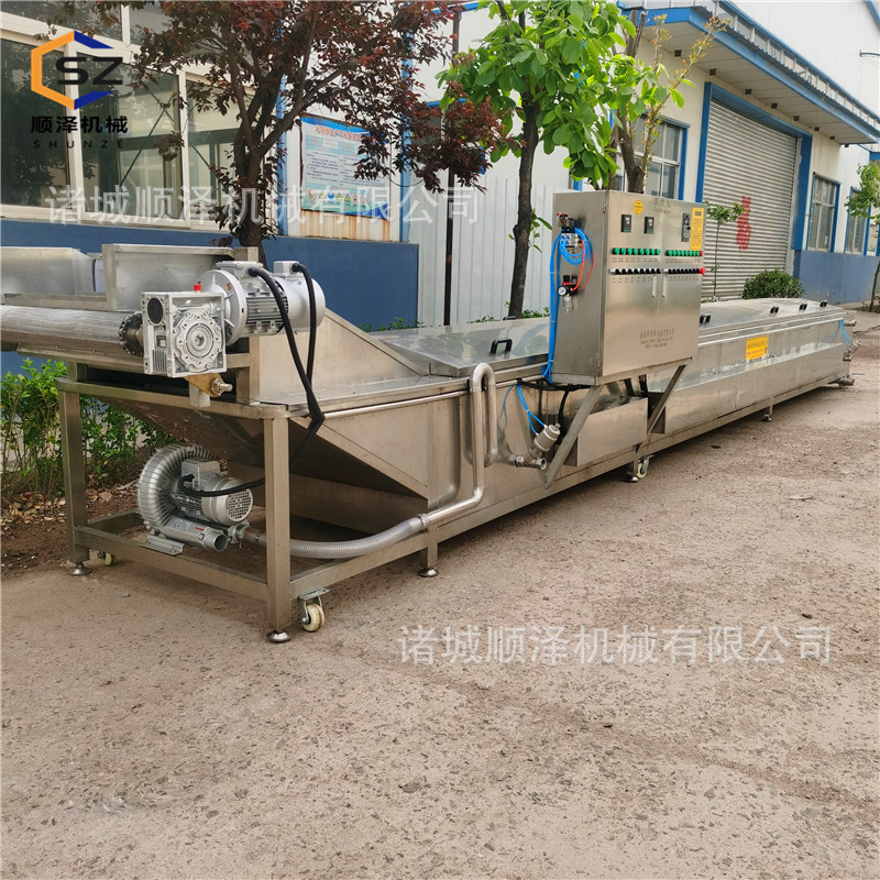 海参漂烫机 海虹漂烫蒸煮机 大虾漂烫机流水线