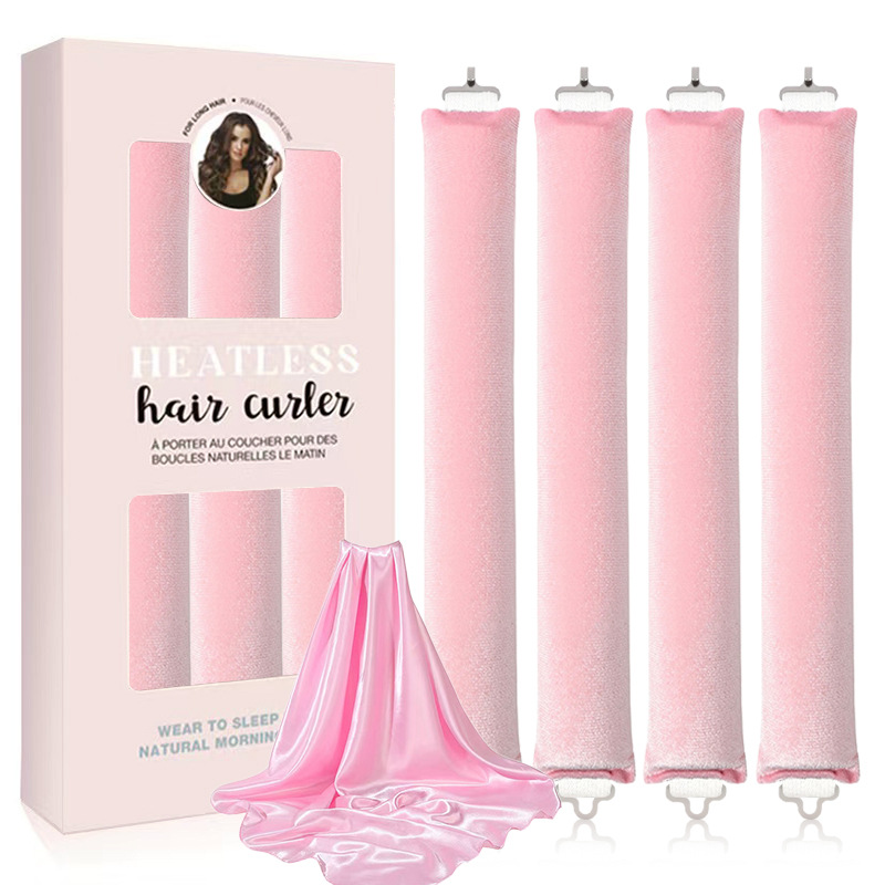 Perezoso rizado estilo de cabello libre de rizos ondas grandes sueltos sin calor rizador de cabello para dormir cortar el cabello rizado de cola