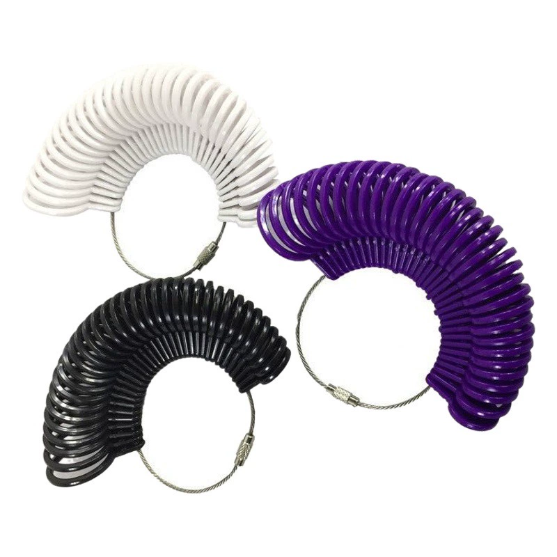 Кольцо Измерительное кольцо Пластиковое кольцо Стандартный измерительный инструмент размера пальца Съемное кольцо Измерительное кольцо