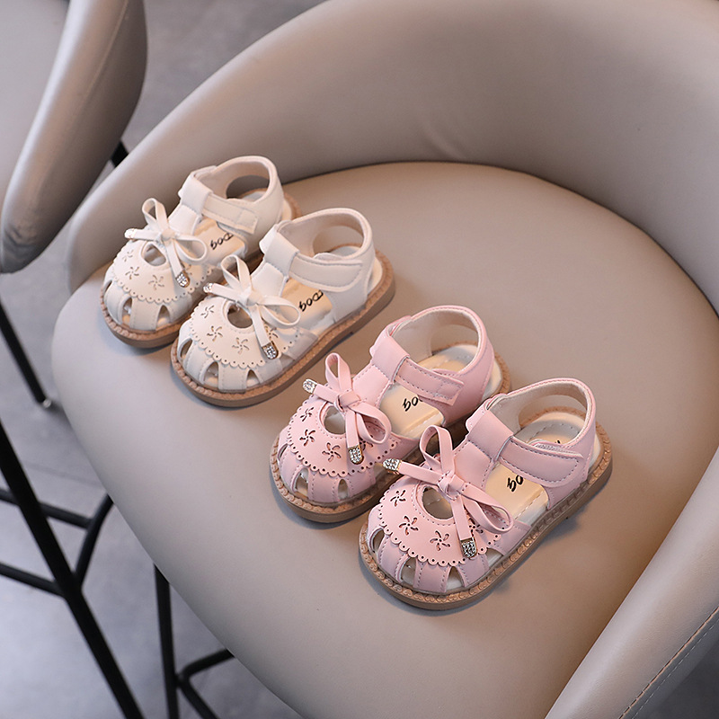 Foreign Trade Summer New Baby Girl Sandals Breathable Fashion Princess Shoes Newborn Infant Soft Sole Toddler Shoes 0-3
