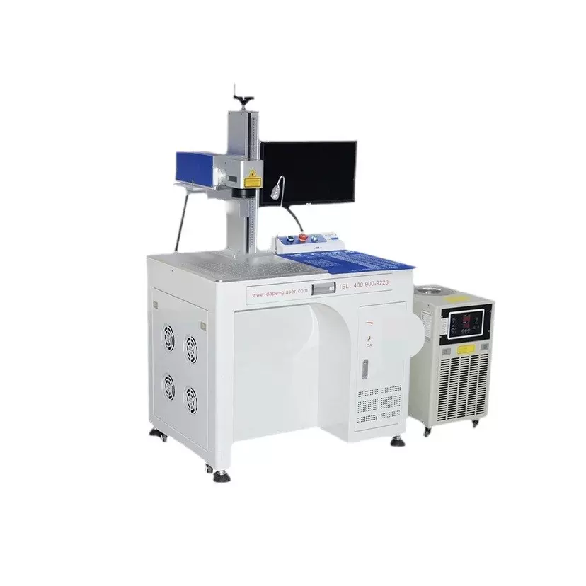 大鹏激光UV紫外激光打标机塑胶ABS充电器激光打标标价为定金