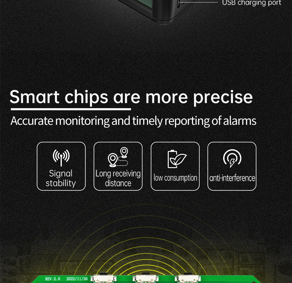 T11-6 Wheel-Mounted Tire Pressure Detector Solar-Powered Tire Pressure Monitoring High-Precision Wireless Rv Tire Pressure Tpms Cross-System