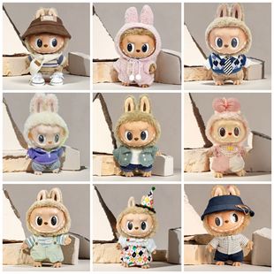 38cm���������zë�q�����·�����Labubu��ż��ɫ�Ŀ۶��������b��