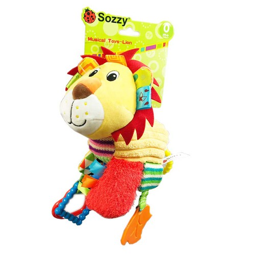 sozzy crib trailer hanging music box bell 0 year old baby early education plush toy animal music bell