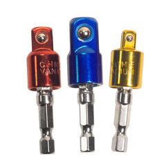 360 degree wind batch connecting rod wind batch section 1/2 electric wrench hexagonal handle to square head sleeve conversion connecting rod