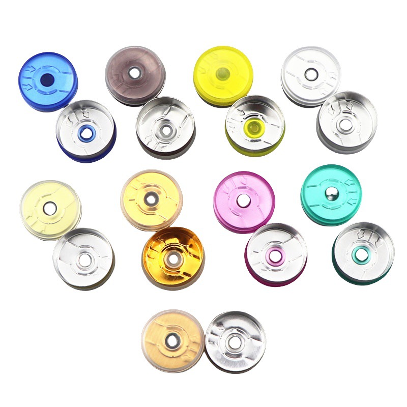 20拉环铝盖 电化铝盖卡口瓶铝盖 医药用瓶盖化妆品盖子
