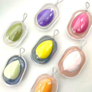 Product A space capsule box sling beauty egg powder puff no powder q elastic air cushion independent portable dustproof studio sponge