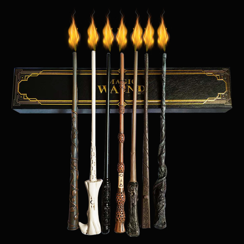 哈利喷火魔杖 外贸易趣玩具 喷火魔法棒魔术 道具 万圣节派对玩具-阿里巴巴