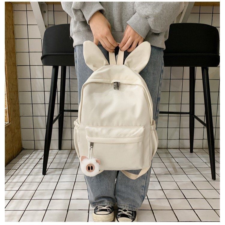 Lindo bolso femenino ins estilo coreano estudiante de secundaria chica suave japonés estudiante de secundaria estudiante de escuela primaria mochila de gran capacidad