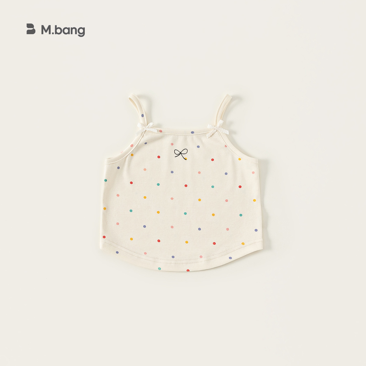 Youbao ropa para niños verano nuevo estilo ropa para niños tops de moda chaleco con lazo color lunares camiseta camisola para niñas