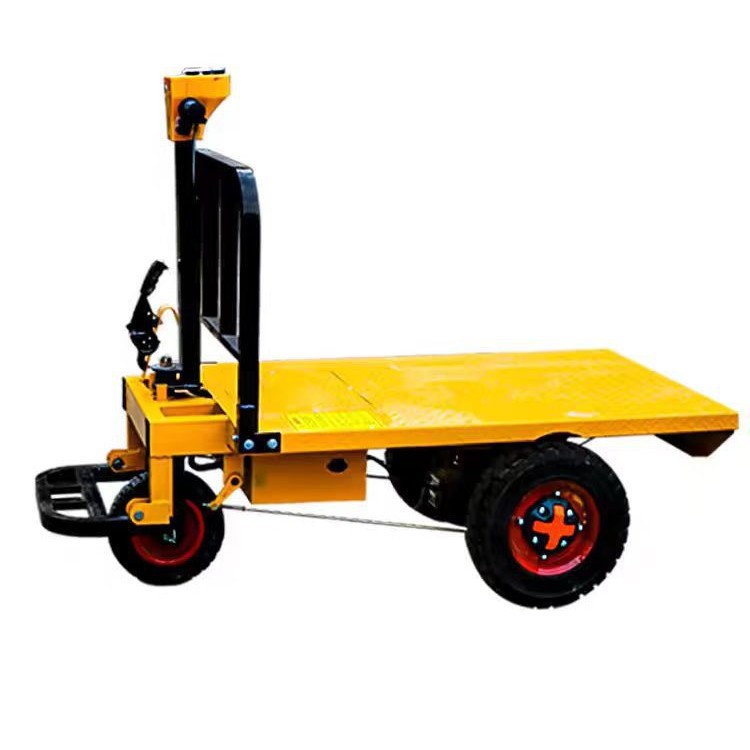 大黄蜂优选电动平板车搬运车站驾拉瓷砖车运输车拉货板车