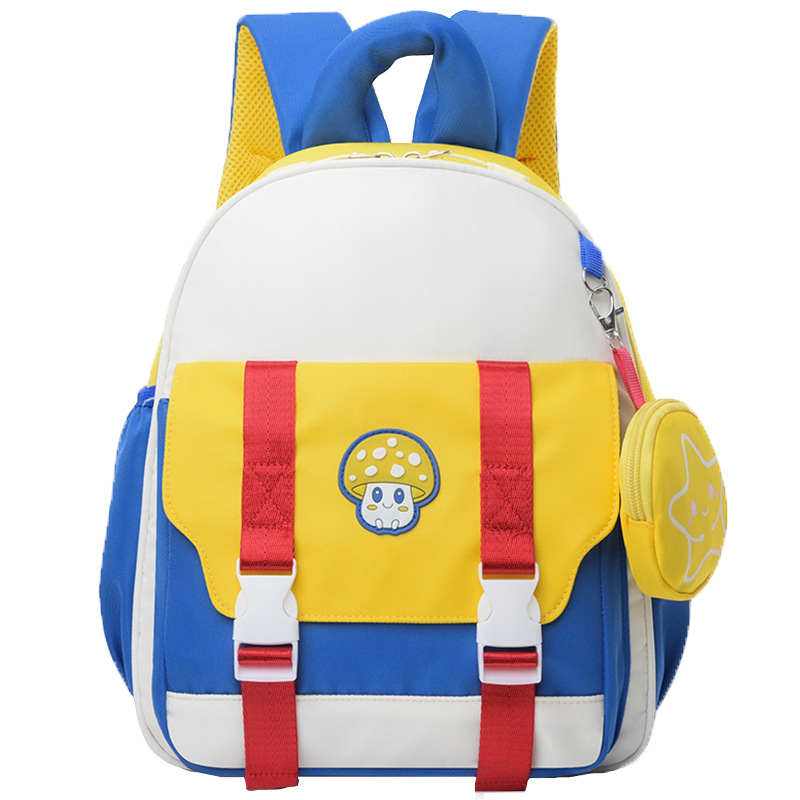Mochila infantil de dibujos animados niños mochila de jardín de infantes mochila de niñas transpirable preescolar mochila ligera