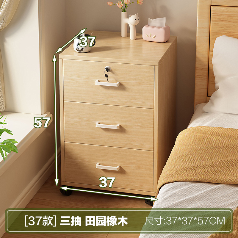 37cm 3단 페인팅 목가적인 오크색상