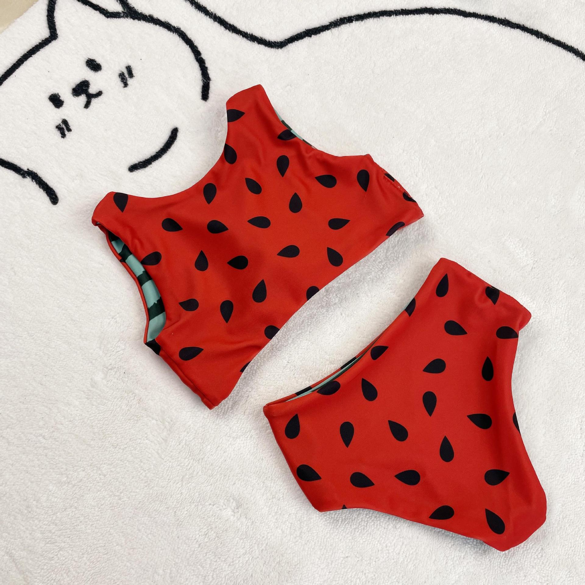 Muchachas Sol Sandía Traje De Baño Para Niños display picture 9