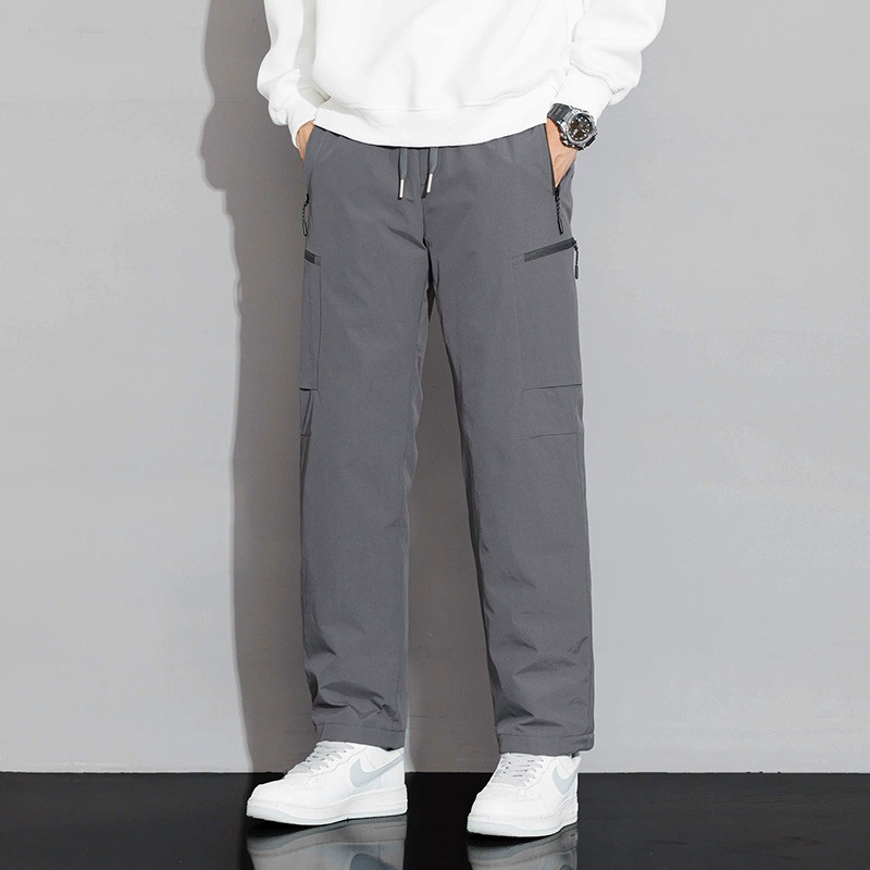 Пуховые брюки мужские живые