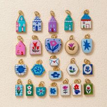 �W���羳���P��¿�r��ͨ��DIY����ֲ�ﻨ����ʯ����僽�ɫ18K