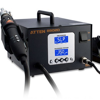 安泰信AT-8502D数显热风枪热风台焊台电烙铁二合一维修台