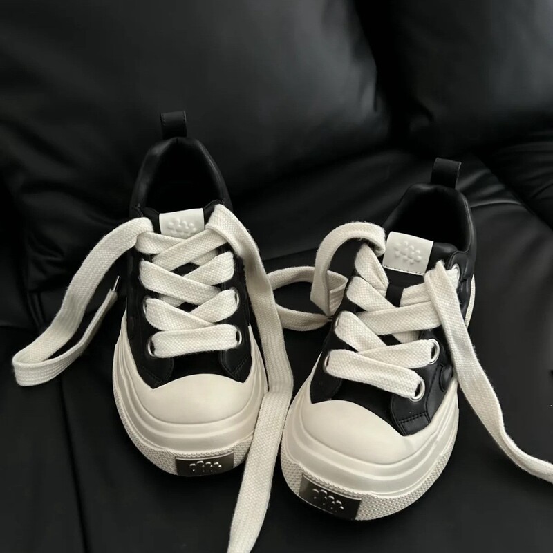 Zhuo Yuan Wang Hedi's same style duo canvas shoes, thick-soled, height-increasing, retro casual sneakers for men and women, fashionable celebrity style Zhuo Yuan Wang Hedi's same style duo canvas shoes, thick-soled, height-increasing, retro casual sneakers for men and women, fashionable celebrity style