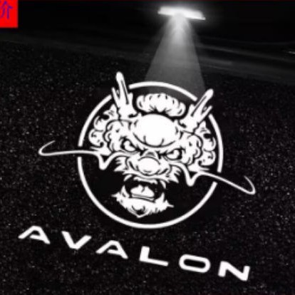 Aplicable TOYUTA asiático dragón de bienvenida lámpara de puerta LED cristal de cuarzo chip no desvanecer lámpara de proyección