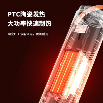 先科(SAST)速熱小太陽暖房器温風機家庭式縦型電気ヒーター広角首振り|undefined