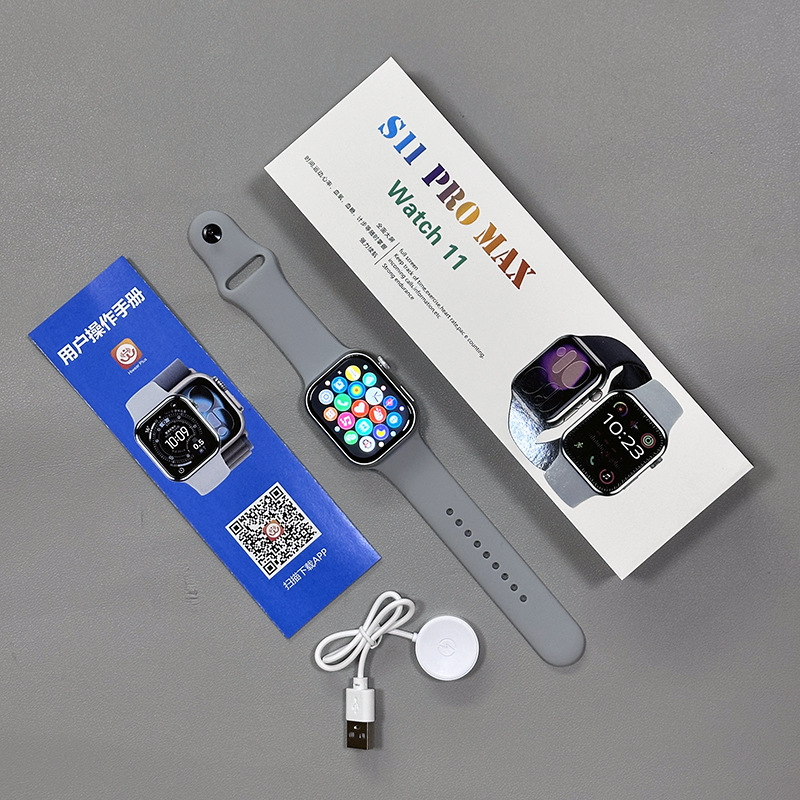 Watch with Top-Of-The-Line Bluetooth Calling, Multifunctional Sports Features, Heart Rate, Blood Sugar, and Phone Functions, S11, Compatible with iPhone