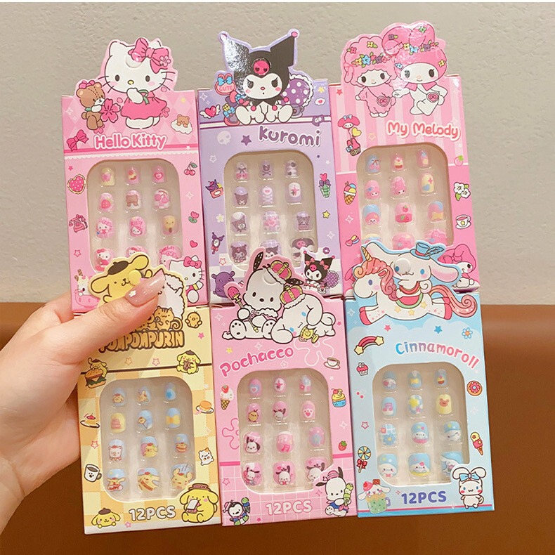 Kulomi Children's Nail Stickers Girl's Funny Nail Stickers Detachable Girl's Nail Stickers Sweet Cute Dressing Armor Kulomi Children's Nail Stickers Girl's Funny Nail Stickers Detachable Girl's Nail Stickers Sweet Cute Dressing Armor