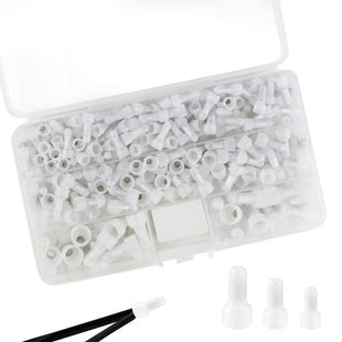 250 Pcs Closed End Wire Crimp Connectors & Terminals Kit - 22-18 18-14 12-10 Awg