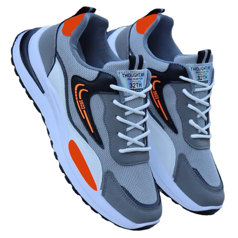 Zapatilla de deporte de los hombres 2023 Primavera de moda Zapatos de malla transpirable zapatos de viaje para correr deportes de los hombres zapatos Casuales