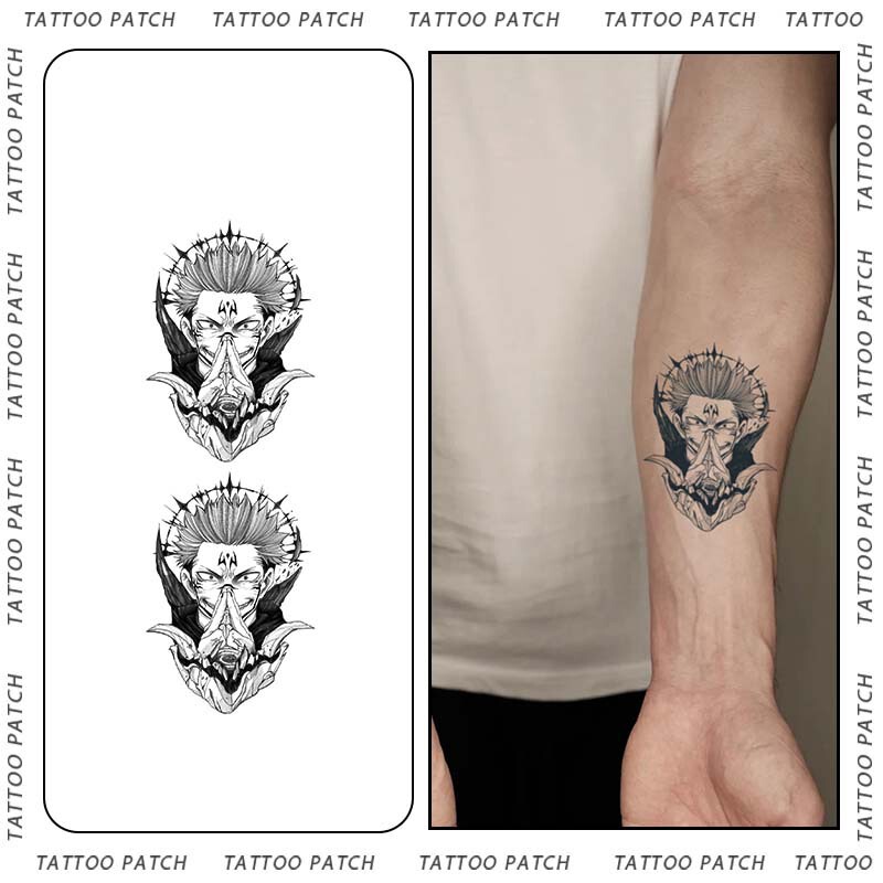 Two-Dimensional Anime Japanese Style Herbal Tattoo Stickers Waterproof Female Long-Lasting Male Stickers Cartoon Classy High-Simulation Tattoo Two-Dimensional Anime Japanese Style Herbal Tattoo Stickers Waterproof Female Long-Lasting Male Stickers Cartoon Classy High-Simulation Tattoo