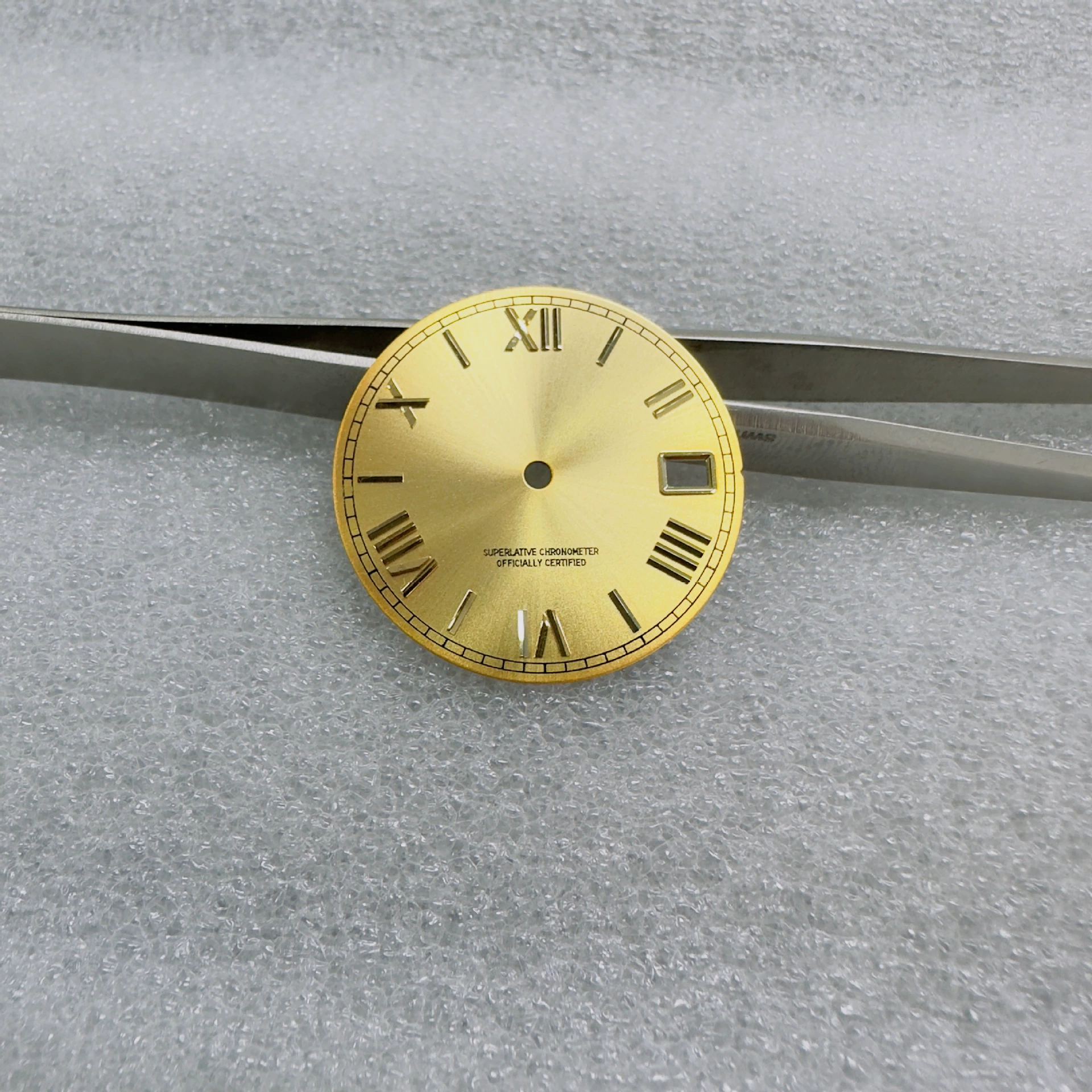 Аксессуар для циферблата часов, 28.5 мм, механический механизм, римские numerals, окно даты