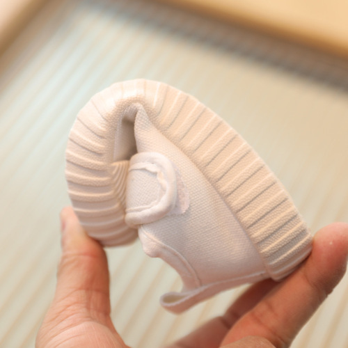 Women's Children's Plain Mouth Shoes Spring and Autumn Season Kindergarten Fabric Shoes Canvas Shoes 1-7 Years Old Little Princess Shoes with Soft Insole