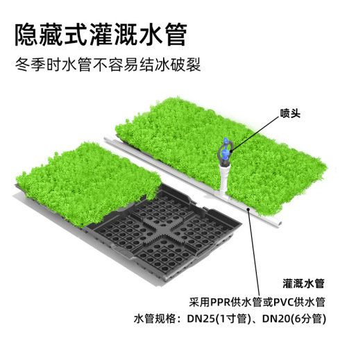 Modular roof garden planting plate Buddha grass gardening vegetable container roof greening planting pot flower pot flower box