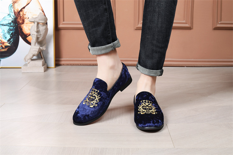 Männerschuhe Nei Gestickte Schong, Männer Slip-On Loafers, Summer No Stink Foot Slip On Ronn Zeh Casual Schong_voghion.com