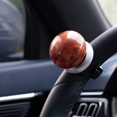 Hand-Operated Steering Aid, Steering wheel booster - new-mahogany-color-c5-drivers-license-can-be-registered