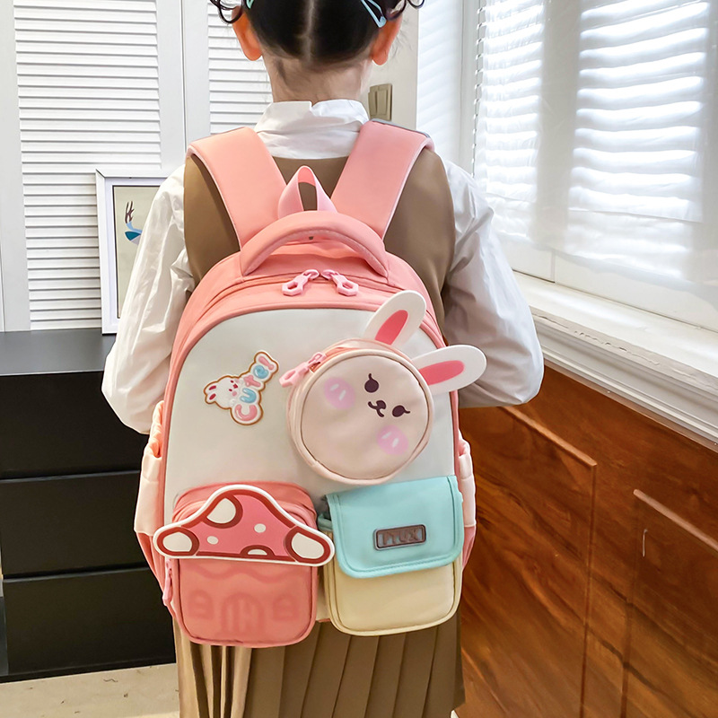 Pescado natural transfronterizo bolsas escolares para niños nueva mochila ligera jardín de infantes tamaño clase mochila escolar ocio para niños y niñas