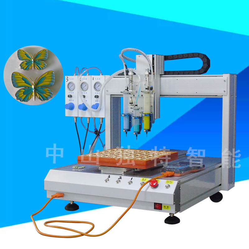 多头 多色全自动打胶机DT-656三轴四轴自动点胶机 滴胶机厂家直供