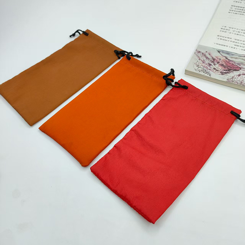 Bolsa con cordón para gafas de sol, estuche con clip para gafas de sol, bolsa de tela colorida para gafas, correa para teléfono, almacenamiento para lápiz labial, estuche para gafas. image 4
