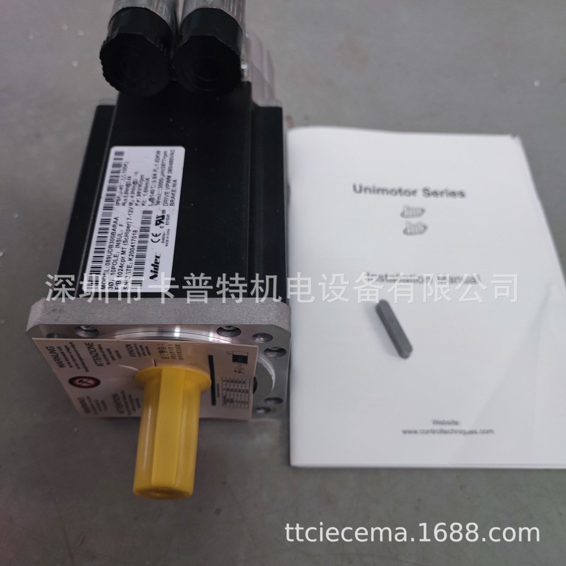 089UDB305BAECA  伺服电机 NIDEC 原装全新  089UDB305BARAA