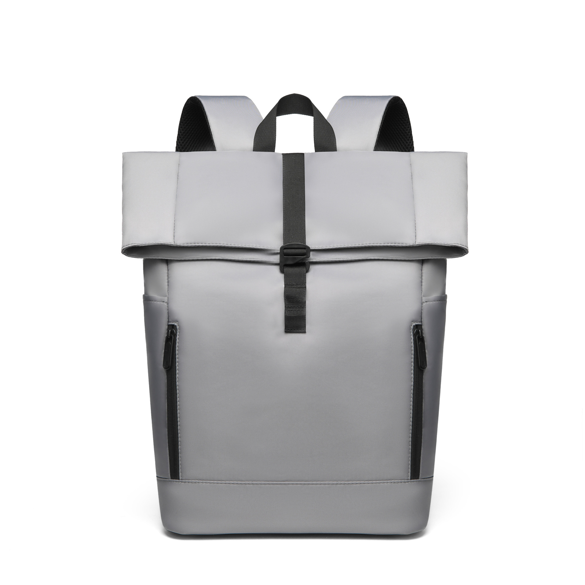 Mochila enrollable para hombre estilo europeo y americano mochila de negocios y ocio tapa enrollable Amazon transfronteriza