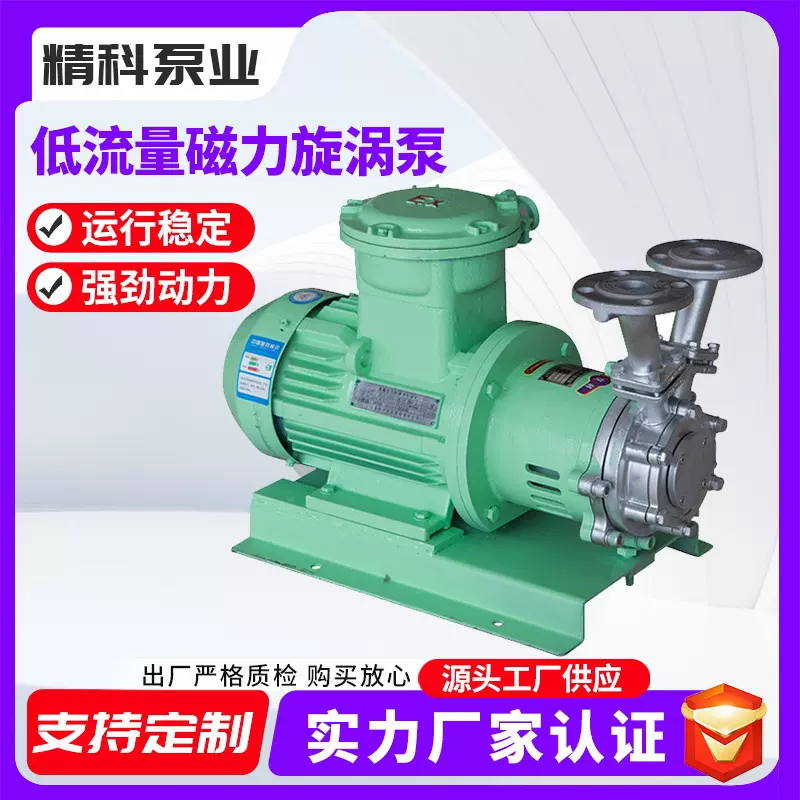 厂家直供低流量磁力旋涡泵 低流量高扬程驱动旋涡泵支持加工定制