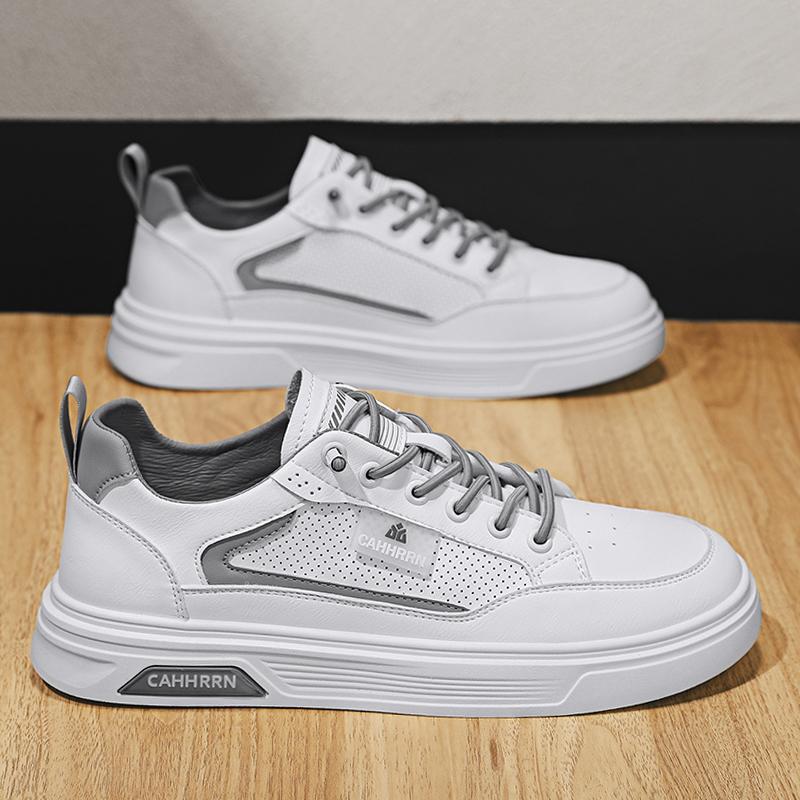 1985 New Leather Panel Shoes White Shoes Casual Shoes All-match Single-layer Shoes for Students Trendy Shoes Four Seasons Men's Shoes