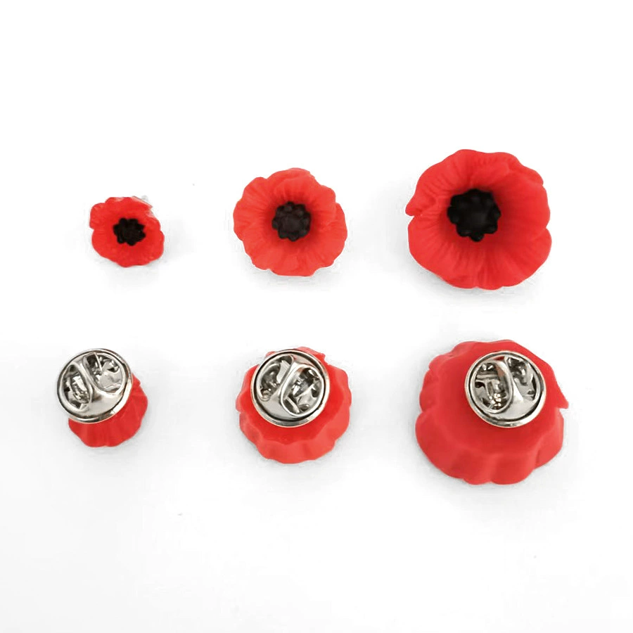 Ручная смола маки ретро антивоенные бабочки пуговицы брошь VFW День памяти подарок Remembrance Day