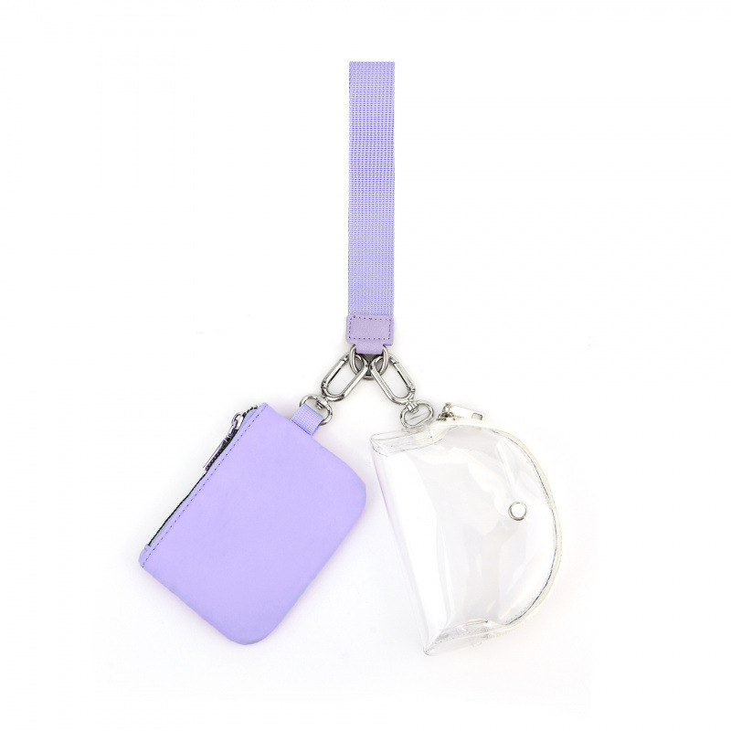 투명한 투인원 퍼플