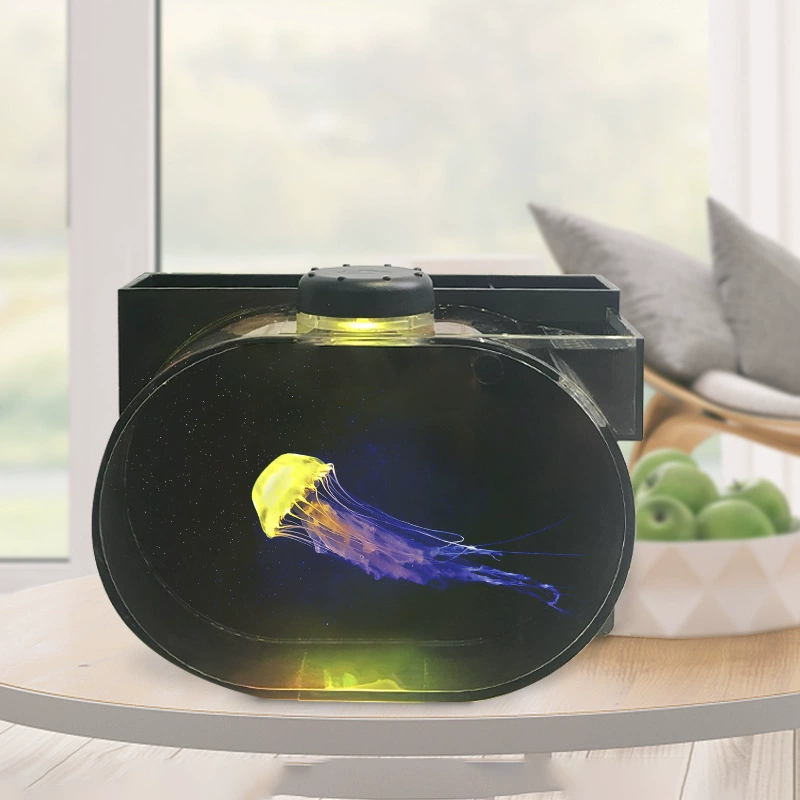 Овальный рабочий стол Профессиональный маленький аквариум с медузой аквариум