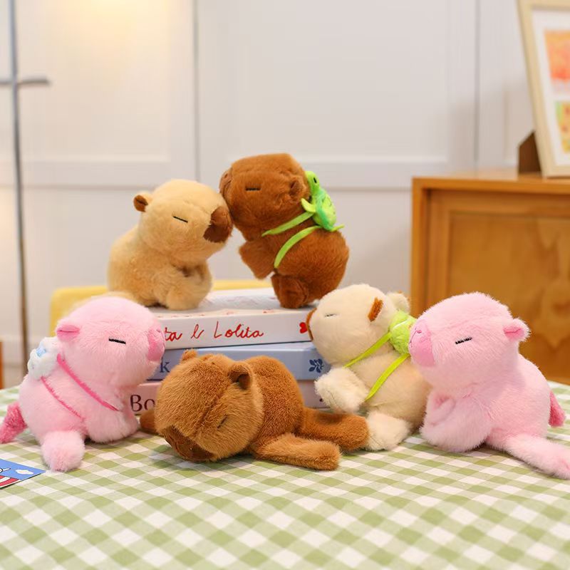 Pulsera de anillo de papa de dibujos animados transfronterizos regalo para niños muñecos de cerdito juguetes de peluche para bodas muñecos de trapo al por mayor