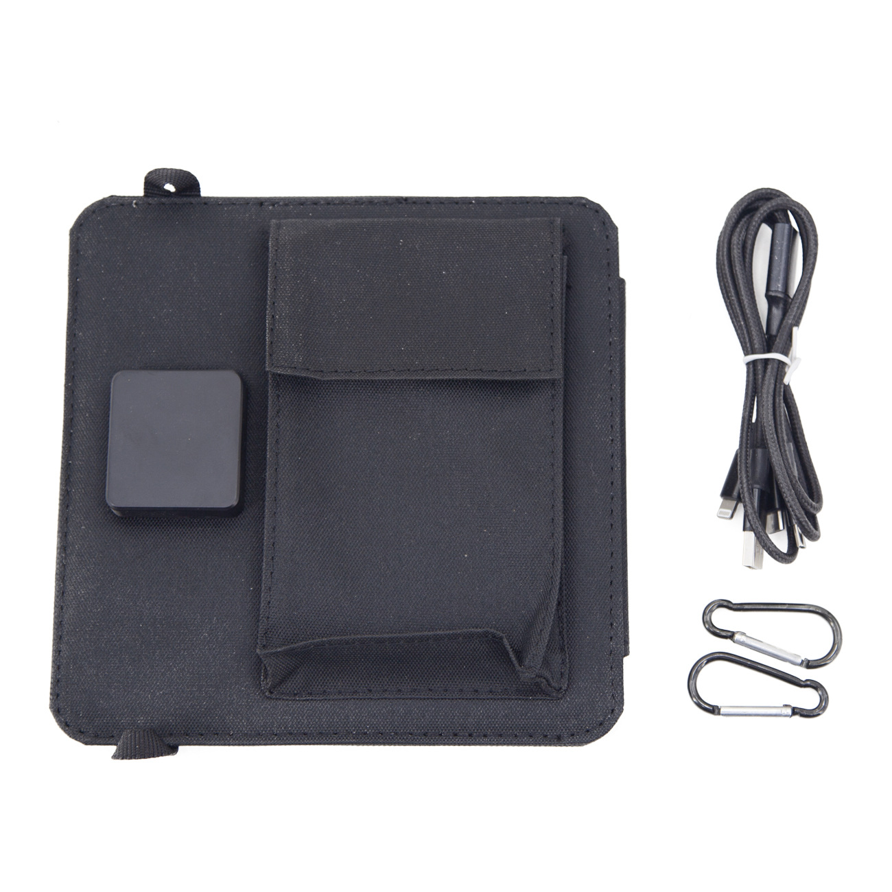 Monocrystalline Solar Folding Package 10W Portable Solar Charger USB TYEP-C Dual Output Port