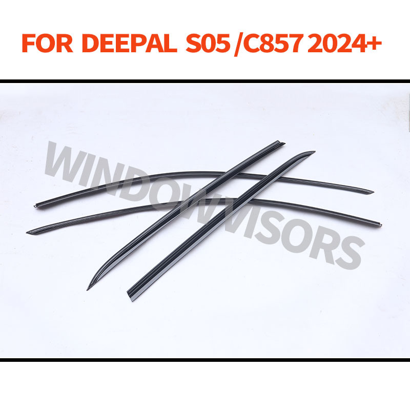 Suitable for 24 models of Changan Deep Blue S05, frameless rain guards, car window rain visors, modified rain shields, wholesale