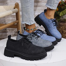 P 35351 Thick Sole Lace Up Loafer ���ϵ���ָ�Ь ŷ���羳